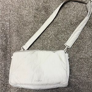 CALPAK Quilted Diaper Bag Crossbody Neutral